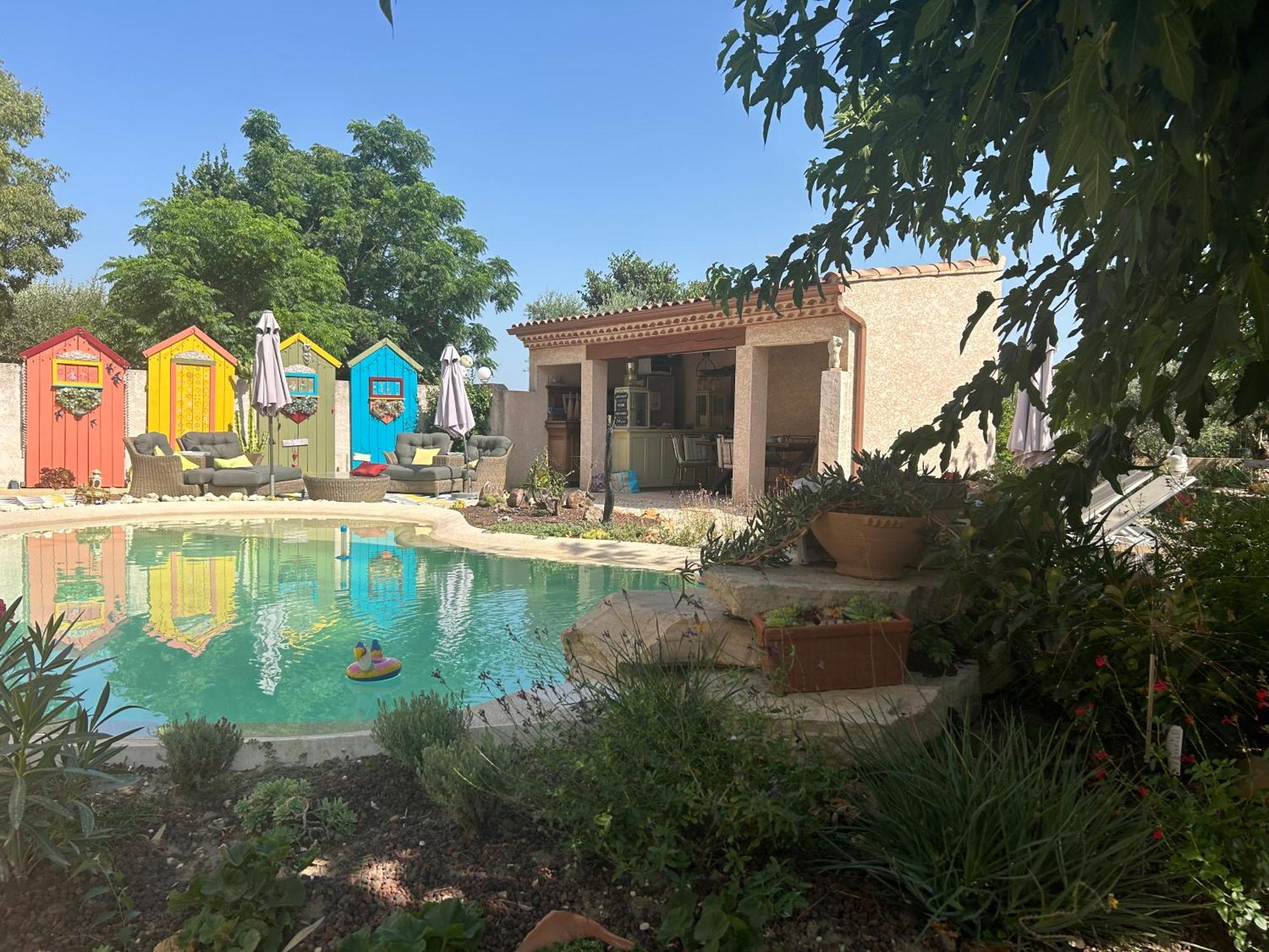 Au Ciel Etoile Bed and Breakfast Castillon-du-Gard Buitenkant foto